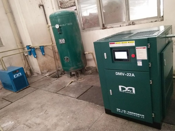 江苏常熟市某装饰材料有限公司采购德蒙永磁变频螺杆式空气压缩机案例